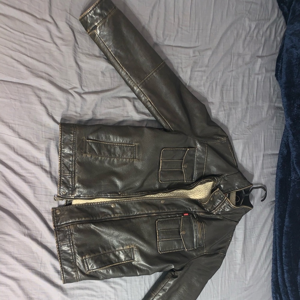 Levi’s Leather jacket, with authentic leather.